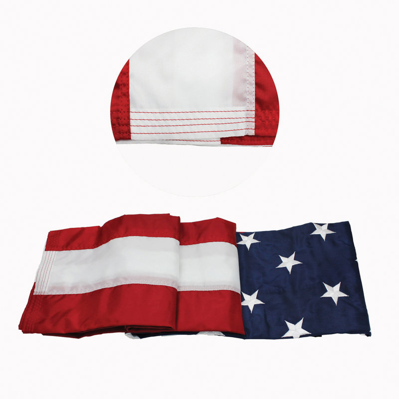 Double Sided Nylon House Flag, 60" H x 96" W x 10" D