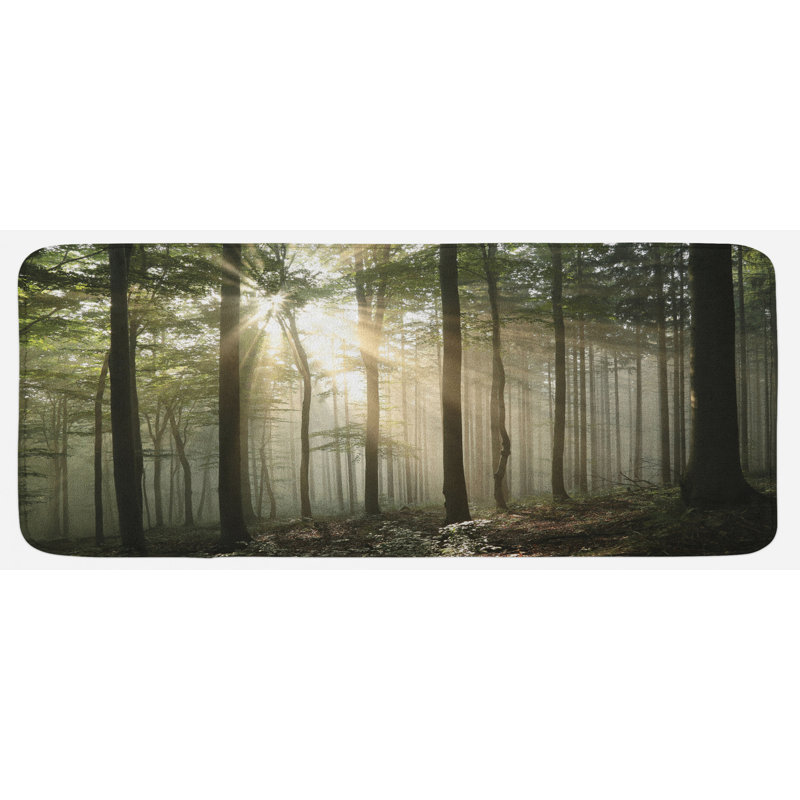 Tapis de cuisine forest