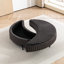 Méridienne surdimensionnée 59,5 po avec housse de baril avec repose-pieds et rangement Crescent-1568502687
