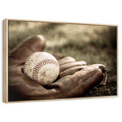 Baseball sur gant