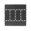 Carreaux de terrasse en plastique emboîtables, 44 paquets de tuiles de terrasse, 12 pouces x 12 pouces imperméables pour une utilisation toutes saisons, tuiles de terrasse de piscine arrière, gris foncé-116657596