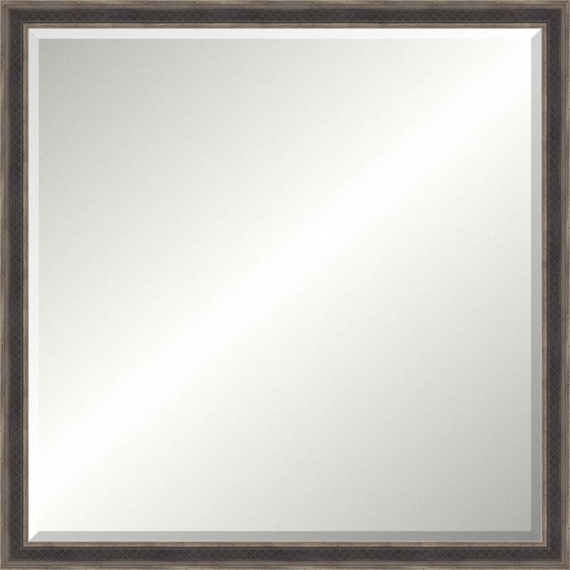 Dark Silver Legacy Mirror, Medium Square