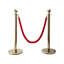 Stanchion Posts with 3 Ropes - set of 4