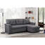 Canapé modulaire réversible avec rangement et couette