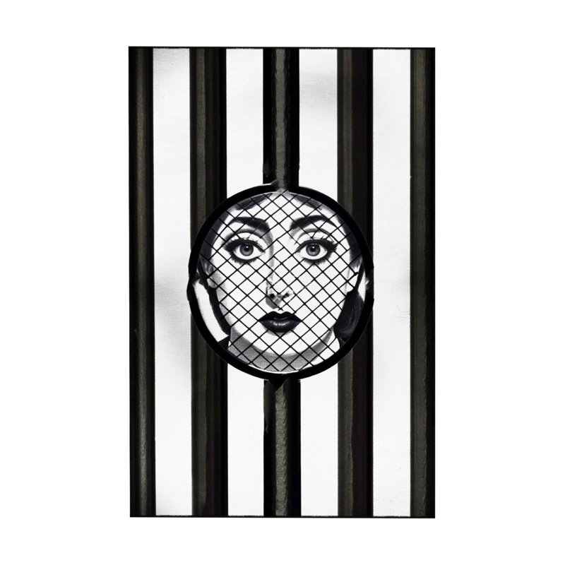 Tapis lavable à motif de mailles noires, Sous-tapis carré 3 pi 11 po inclus