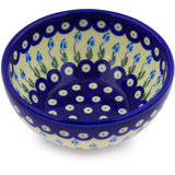 Floral Peacock Stoneware Rice Bowl
