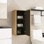 Armoire d'appoint flottante en chêne naturel