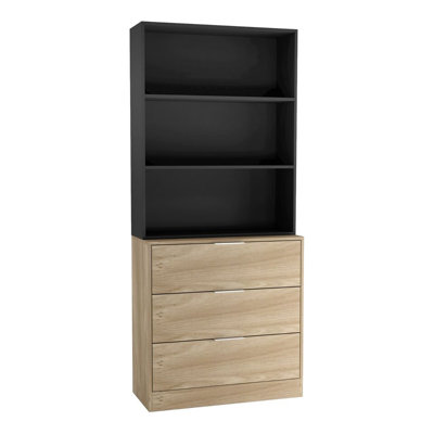 Ophe 180cm H x 60cm W Solid Wood Standard Bookcase