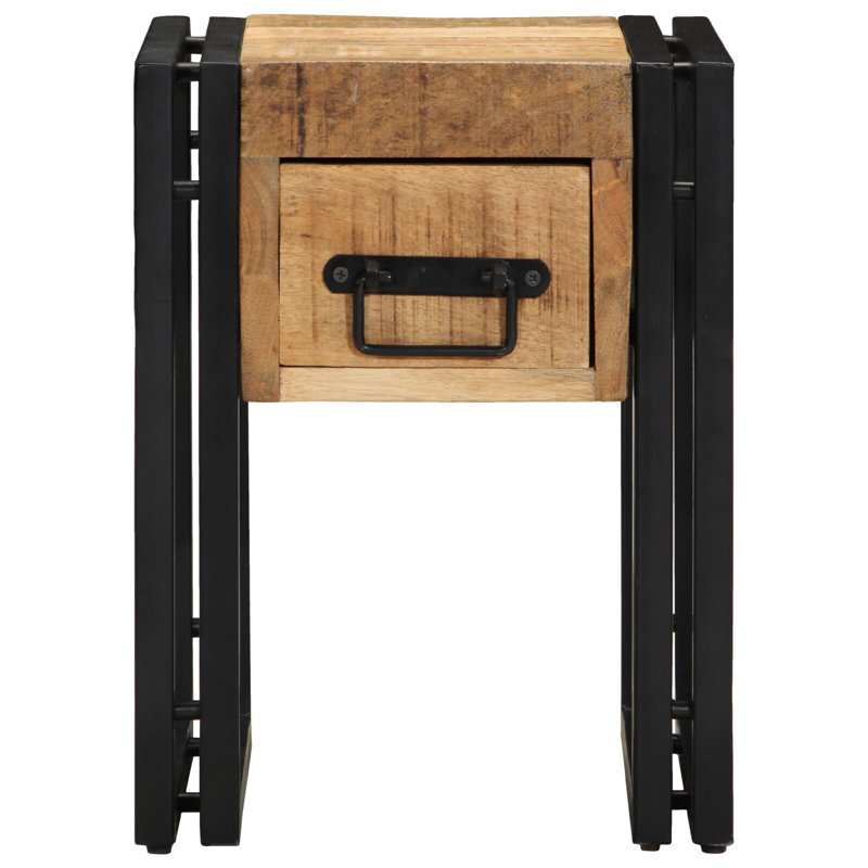 Solid Wood End Table