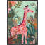 Animaux de la chambre de style givré rose vif de la jungle tropicale-100708160-100708161