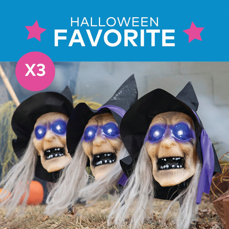 Piquet de jardin Witch Head