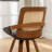 Gemi 20" W Vegan Leather Swivel Modern Dining Chair （Set Of 4)-1699308716