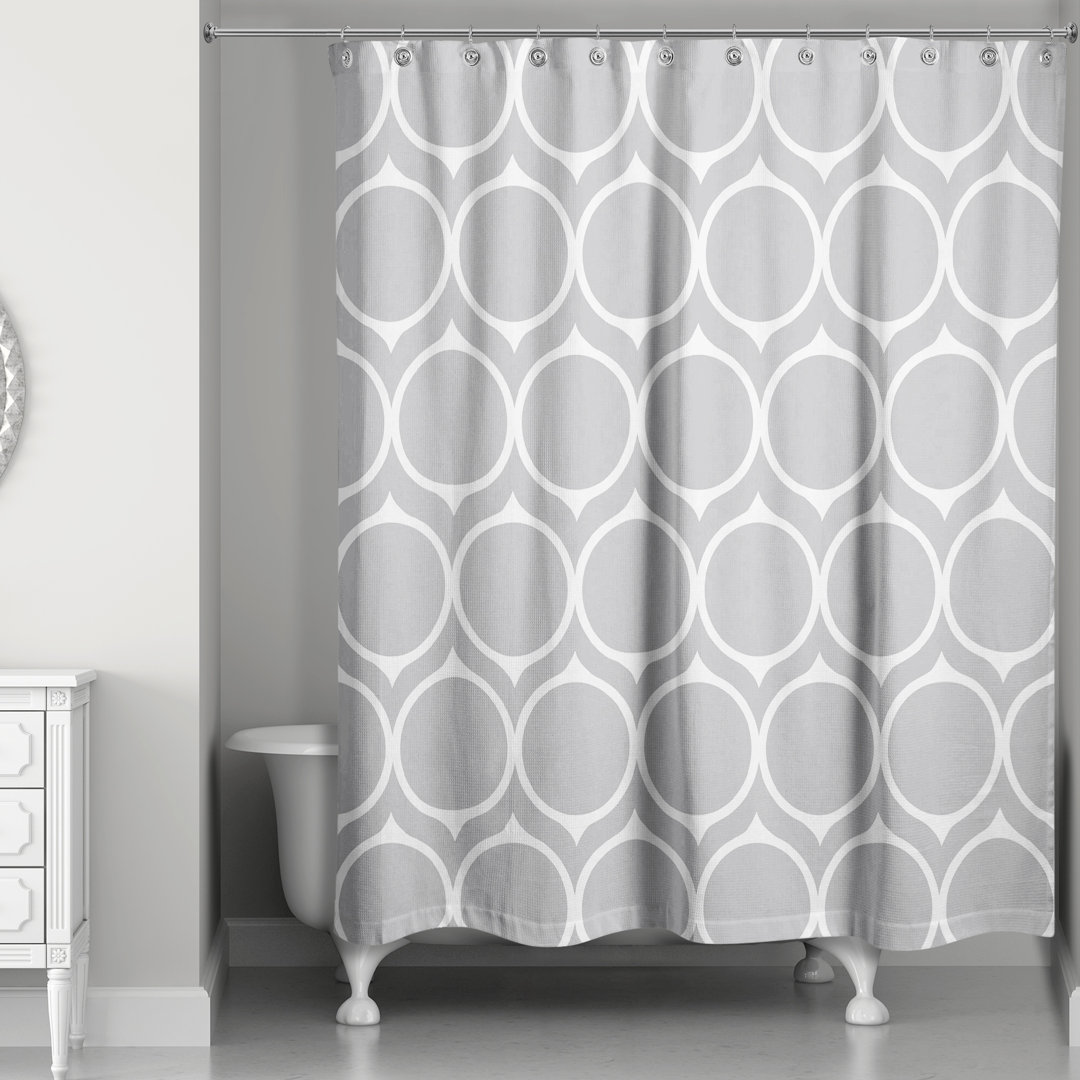 Draco Geometric Shower Curtain Willa Arlo™ Interiors 