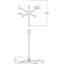 Counterpoint™ 6 - Light LED Chandelier-28587205