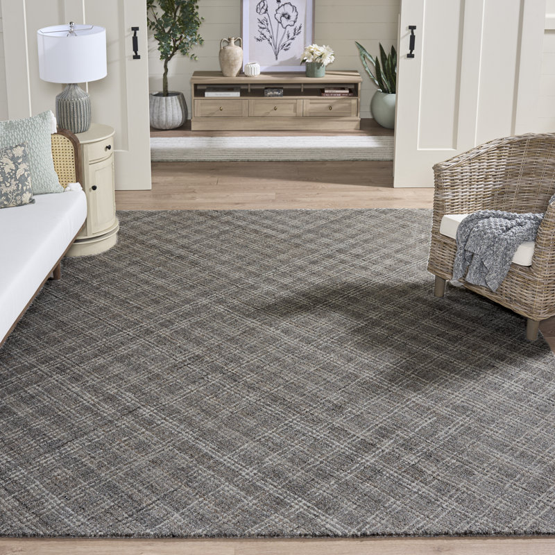Renewal 252 Hand Tufted Performance Geometric Rug, Rectangle 8' x 10'