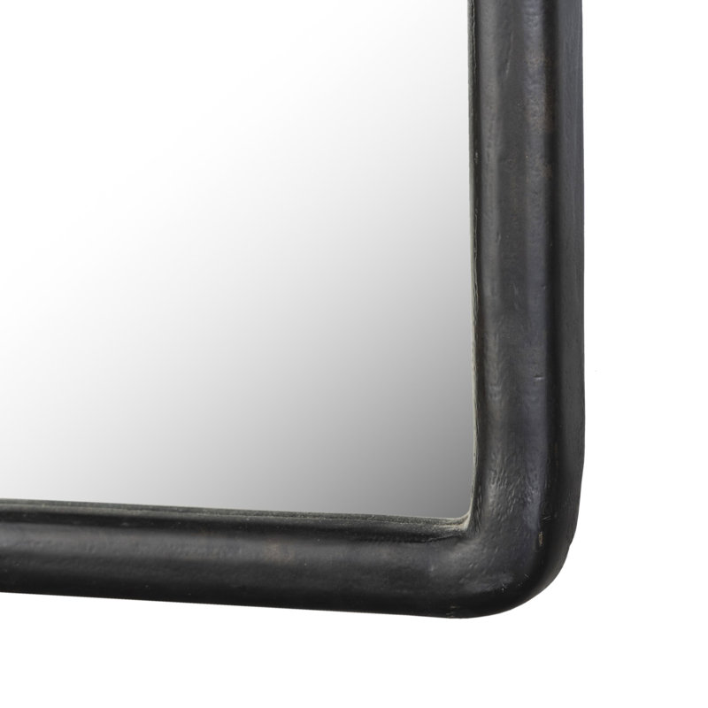 Patz Floor Mirror, Black Antique