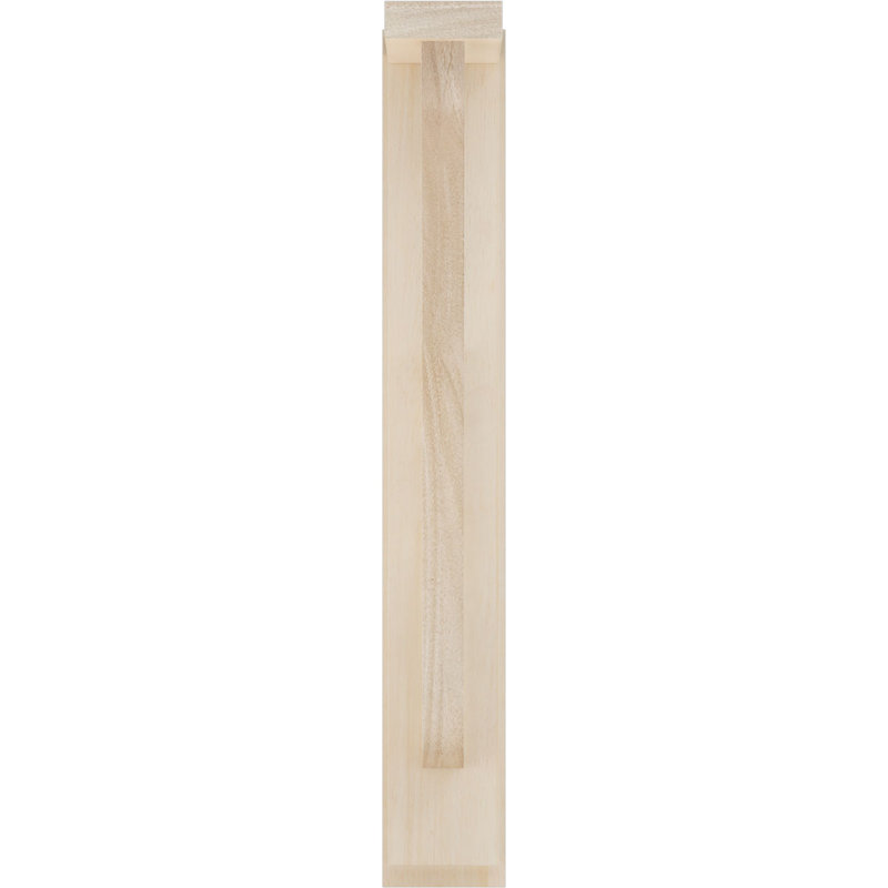 Support en bois Reece, Hévéa, H 17,25 po x l 2,5 po x P 17,75 po