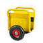 Chariot à panneau robuste, chariot à dalle, deux jolies poignées, pneus en caoutchouc solide de 10 po, super poids de 1000 lb, mouvement tout-terrain pour les panneaux de gypse épais et le matériau de la porte (jaune)