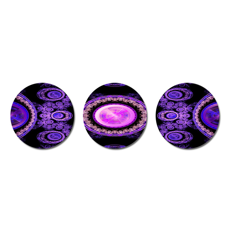 Abstract Wall Decor on Metal