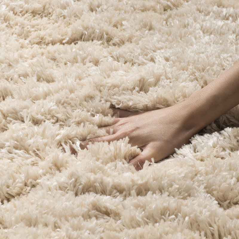 Tapis beige clair Hermina, Rectangle 2 pi 3 po x 4 pi