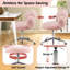 Fauteuil de salle de bain en peluche avec roulettes -748086133