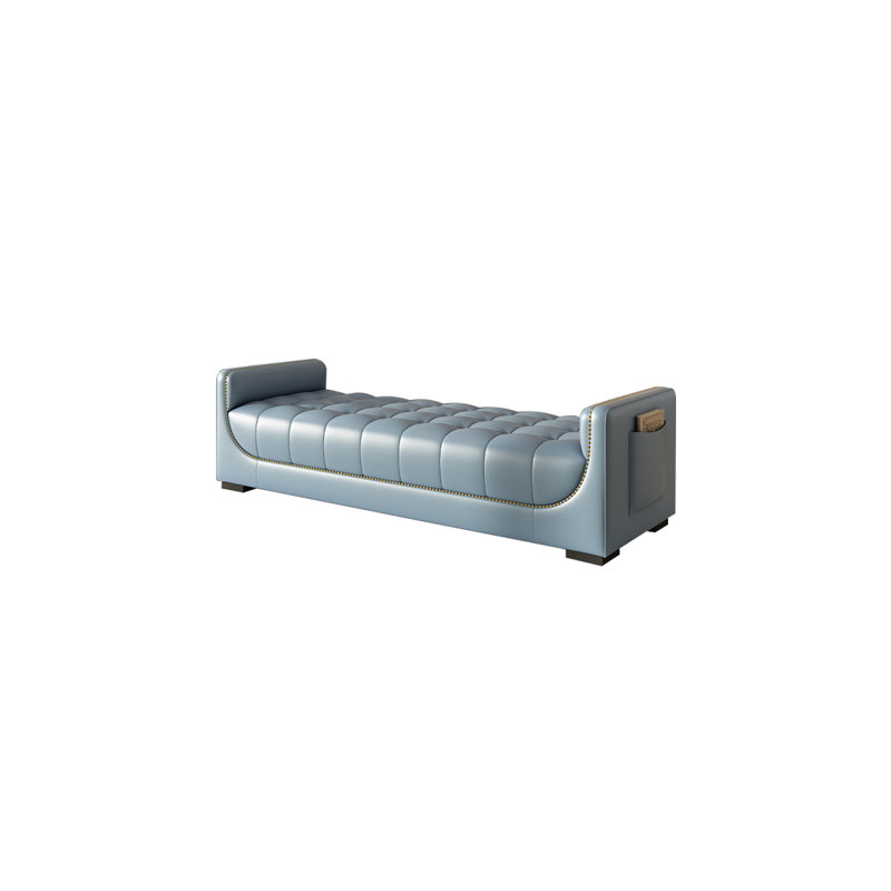 Tabouret de lit italien luxueux, Bleu