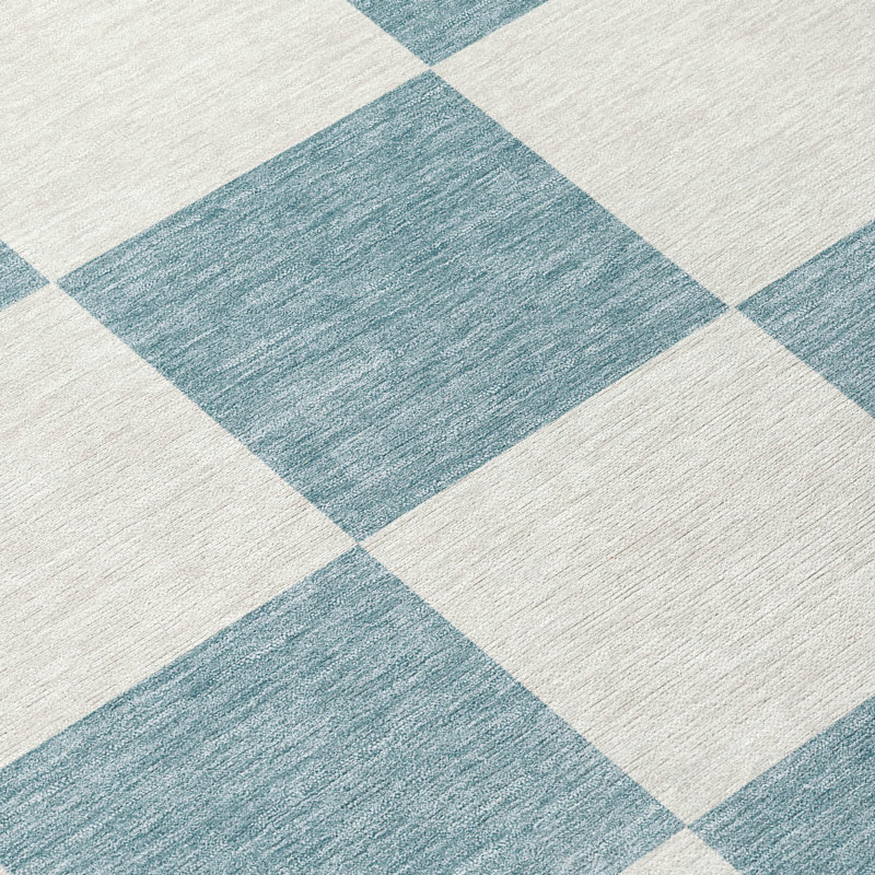 Tapis géométrique intérieur / extérieur lavable à la machine Chantille ACN2345, Rectangle 9 pi x 12 pi