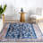 Capac SplashGuard Traditional Medallion Machine Washable Area Rug-1189950198