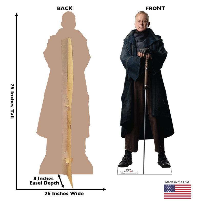 75 x 26 in. Luthen Rael Cardboard Cutout from Star Wars Andor