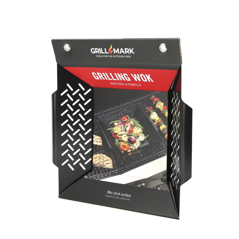 Grill Mark Steel Wok Topper 1 pk