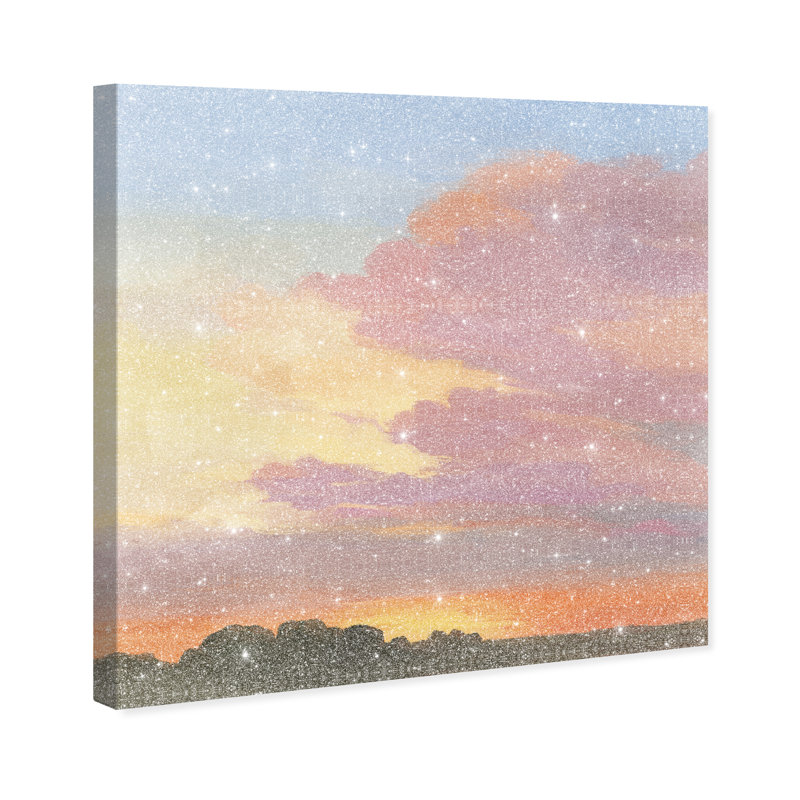 Perfect Sunset Print by Oliver Gal, Gallery Wrapped, 16"H x 16"W