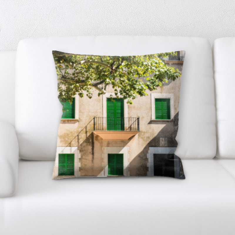 Microsuede Reversible Throw Pillow