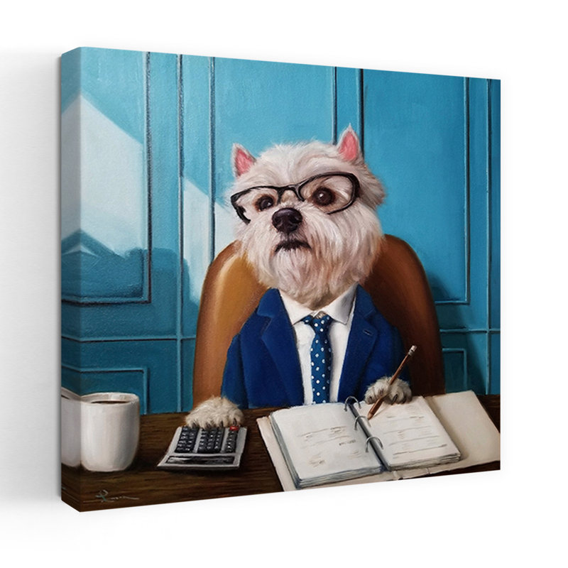 Cfo Contemporary Dog Urban Art, H 48 po x l 48 po
