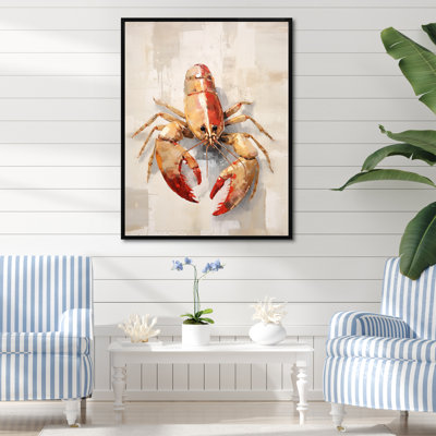 Grazing Lobster, reproduction d'art sur toile
