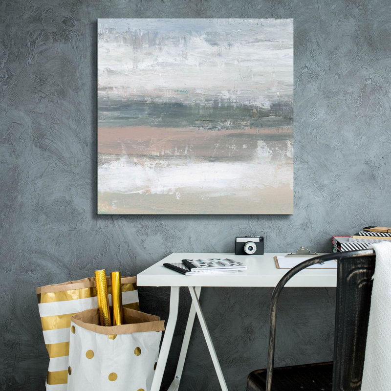 «Pastel Tides 2» par Ethan Harper, art mural sur toile, 26 po x 26 po