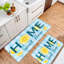 Ensemble de 2 tapis de cuisine citron Home Sweet Home