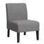 Upholstered Linen Slipper Chair-1106067060