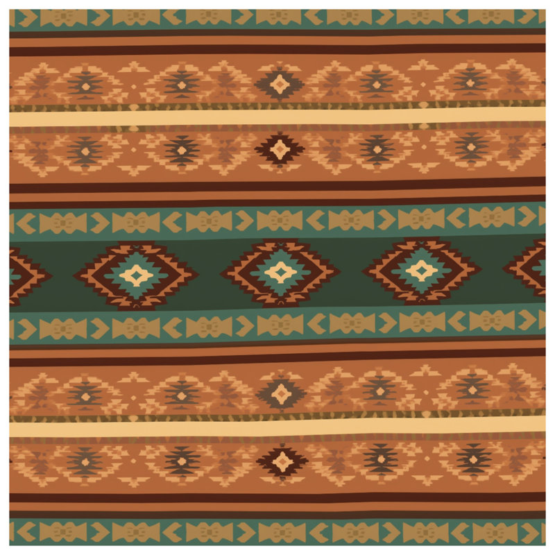 Tapisserie murale Southwestern, 50 po H x 60 po L avec 4 œillets