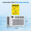 Climatiseur de fenêtre 14 000 BTU - Ultra silencieux et écoénergétique, refroidissement rapide, télécommande, certifié Doe / Ul / Csa