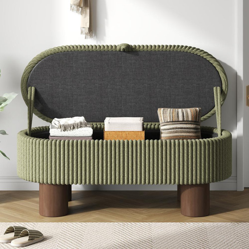Modern Hidden Storage Ottoman
