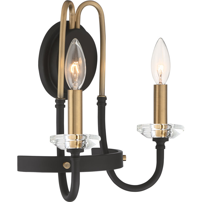 Lampe murale bougie 2 lumières Hoyos