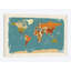 «Retro Carte politique du monde IV» par Michael Tompsett, impression sur toile-73552405-73552406-73552407