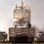 Set Of Three Chiseled Vases