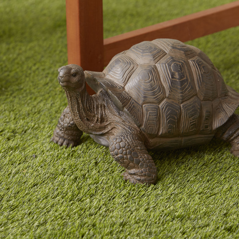 Weather-Resistant Resin Tortoise Family Garden Statues