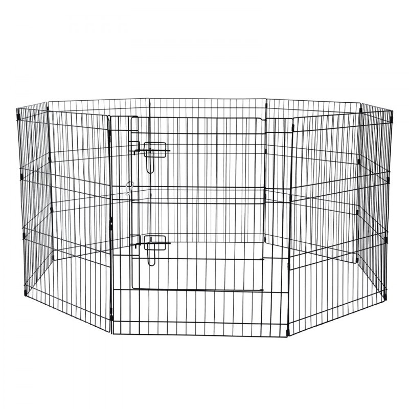 Enclos pour chien pliable 8 panneaux pour chien avec housse 30 "H