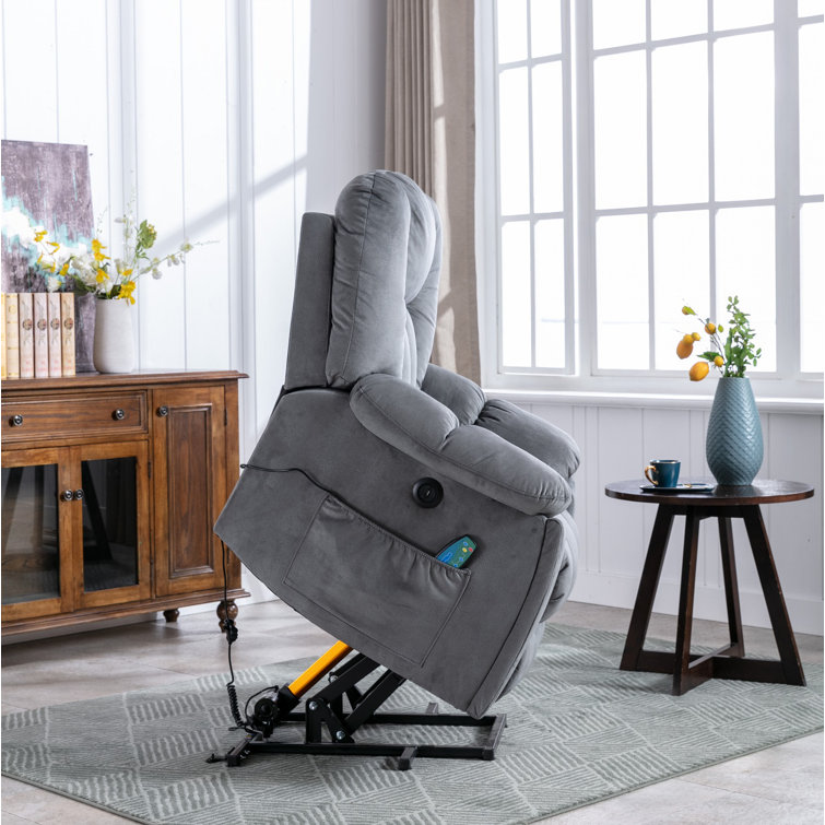 Red Barrel Studio® 41'' Oversized Power Lift Chair - Heated Massage  Electric Recliner with Super Soft Padding & Reviews