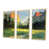 Toile naturelle avec cadre flottant