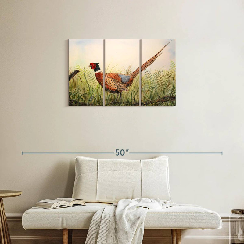Brampt Glorious Pheasant, 20" H x 33" W