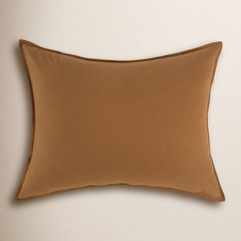 Pillow Sham, Standard/Twin, Ochre