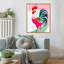 «Rooster» par Maupin, reproduction d'art sur toile encadrée-1914710517